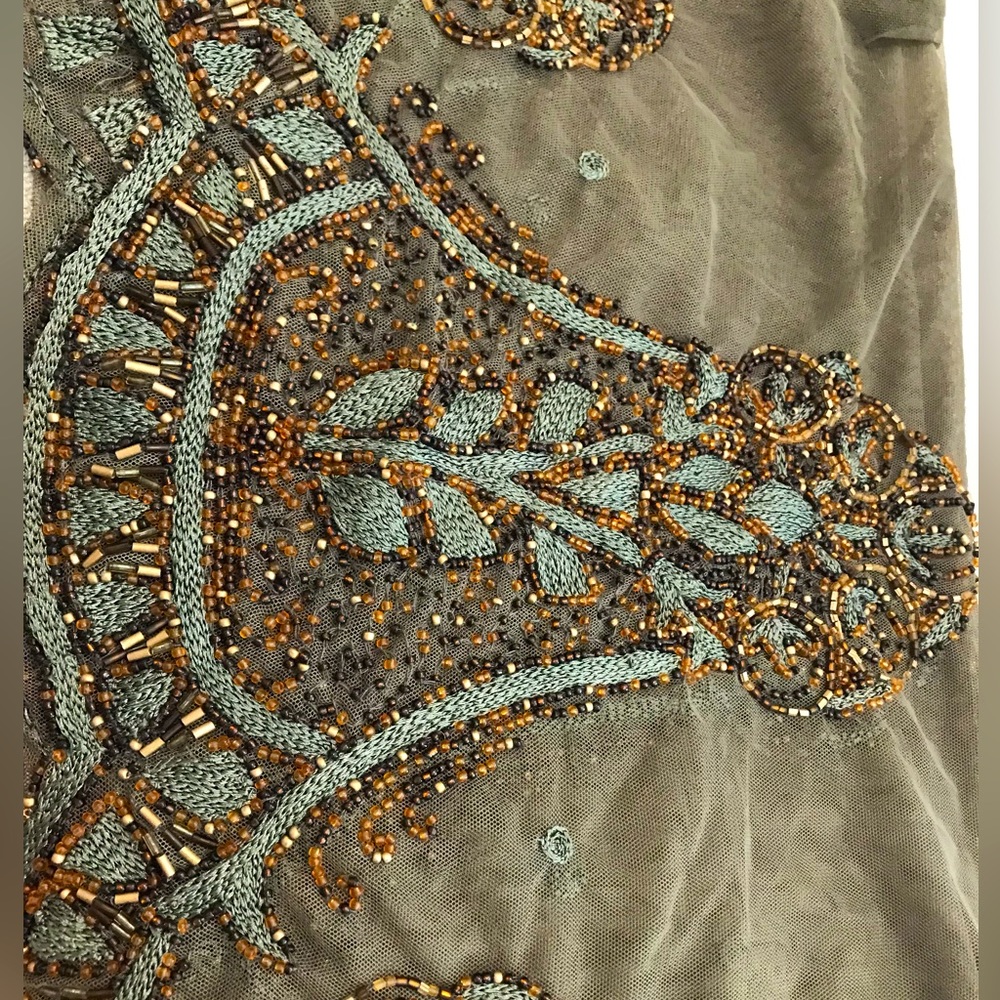 Vintage 1920’s hand beaded wrap